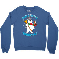 Frosty The Snowman Blue Crewneck Sweatshirt | Artistshot