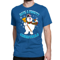 Frosty The Snowman Blue Classic T-shirt | Artistshot