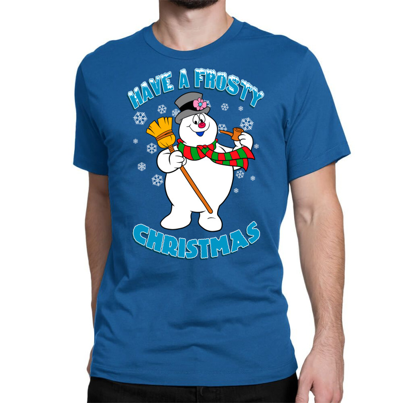 Frosty The Snowman Blue Classic T-shirt | Artistshot