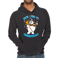 Frosty The Snowman Blue Vintage Hoodie | Artistshot