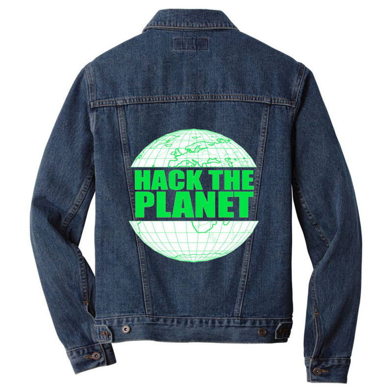 Hacker Cool Meme Men Denim Jacket | Artistshot