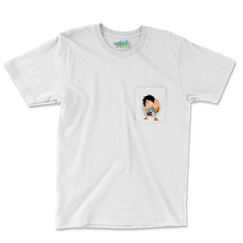 Luffy Jet Gift Red Pocket T-shirt | Artistshot