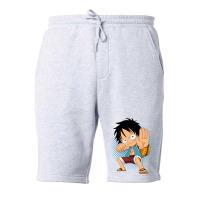 Luffy Jet Gift Red Fleece Short | Artistshot