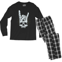 Hot Trend Rock And Roll Skull Hand Men's Long Sleeve Pajama Set | Artistshot