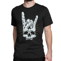 Hot Trend Rock And Roll Skull Hand Classic T-shirt | Artistshot