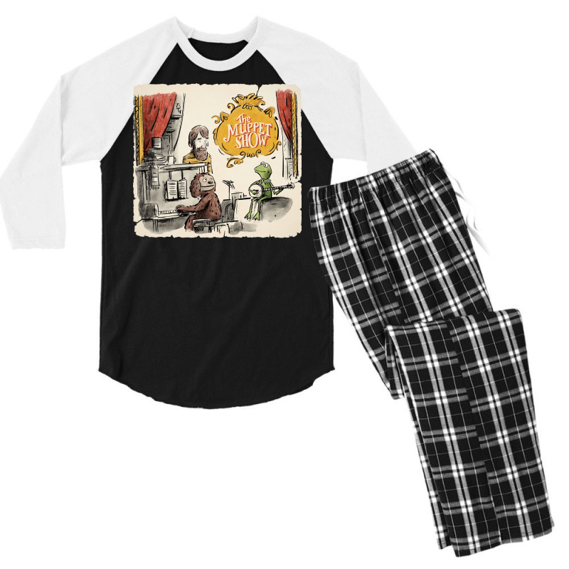 The Show Is Time Gift Men's 3/4 Sleeve Pajama Set by deurinnipahy | Artistshot