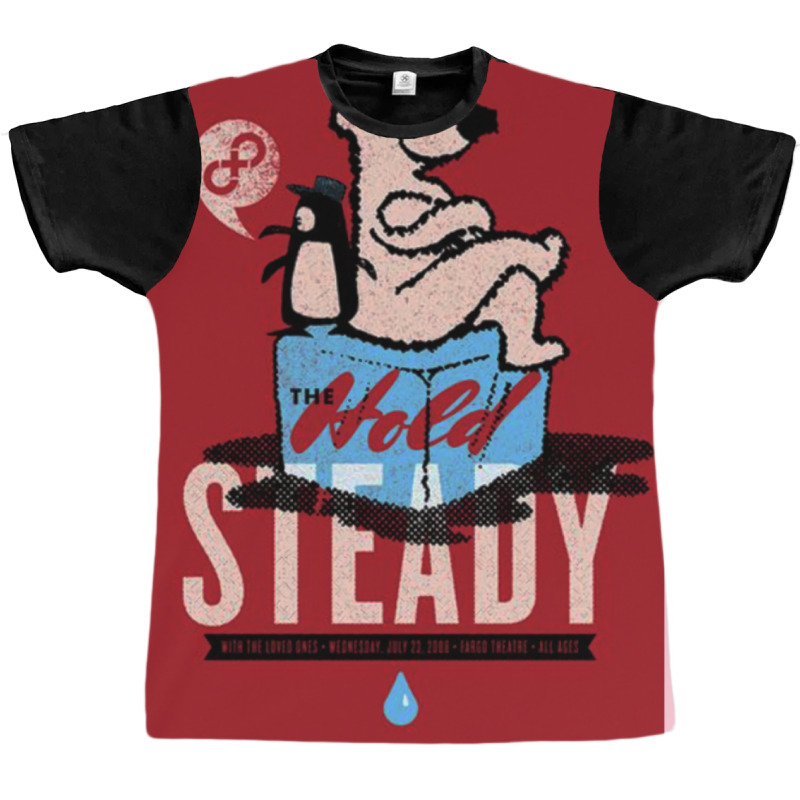 The Hold Steady Cover Bear And Penguin Baby Girl Graphic T-shirt | Artistshot