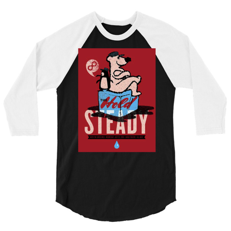 The Hold Steady Cover Bear And Penguin Baby Girl 3/4 Sleeve Shirt | Artistshot