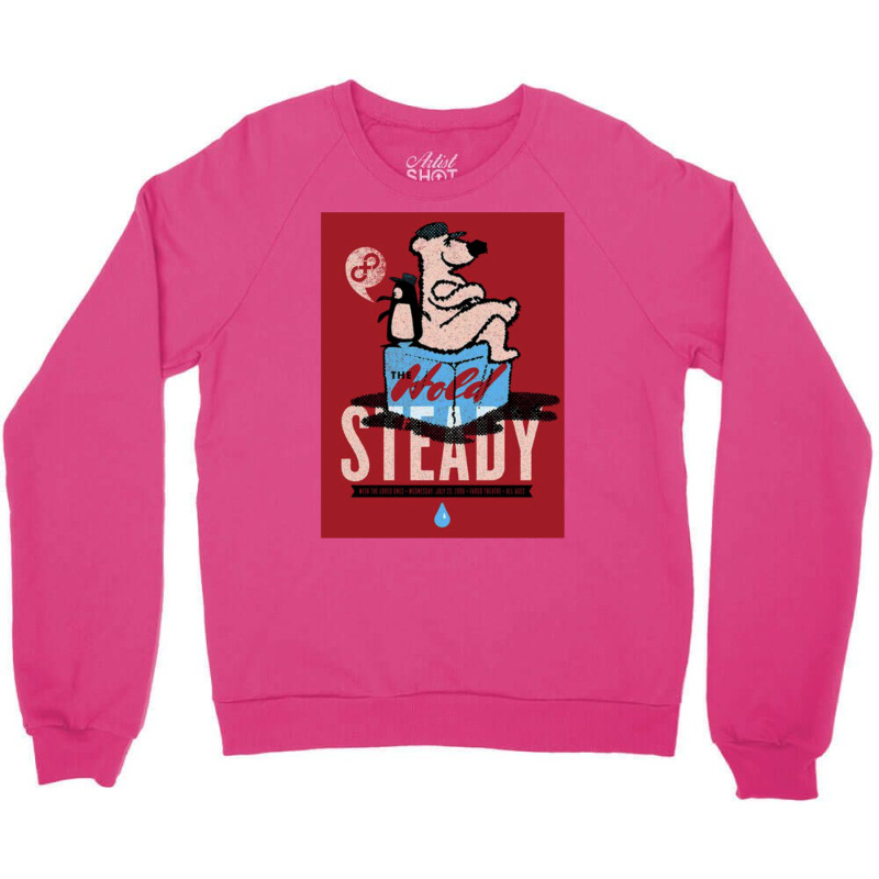 The Hold Steady Cover Bear And Penguin Baby Girl Crewneck Sweatshirt | Artistshot