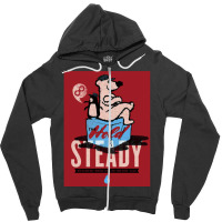 The Hold Steady Cover Bear And Penguin Baby Girl Zipper Hoodie | Artistshot