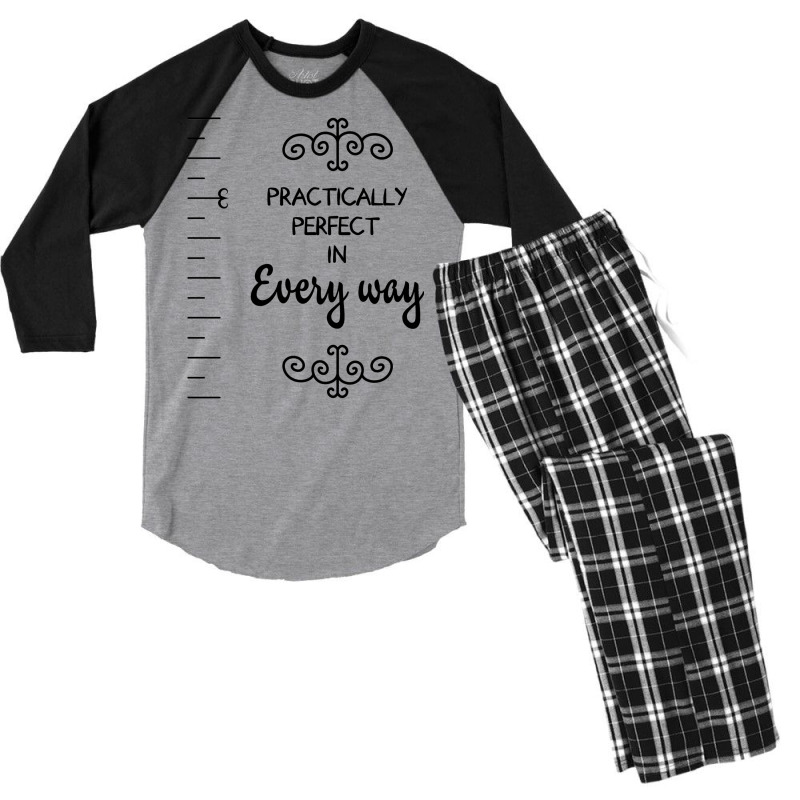 Mary Poppins Baby  Travel Men's 3/4 Sleeve Pajama Set | Artistshot