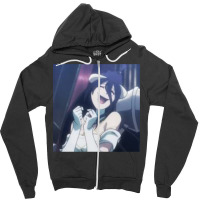 [ Sale ] Overlord   Albedo Chibi 16 Zipper Hoodie | Artistshot