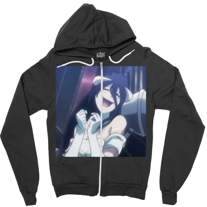 [ Sale ] Overlord   Albedo Chibi 16 Zipper Hoodie by lyxellseradjq | Artistshot