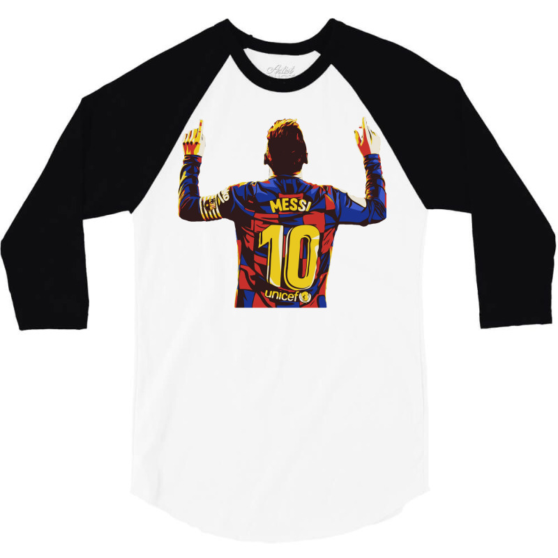 Messi Tumblr Girl 3/4 Sleeve Shirt | Artistshot