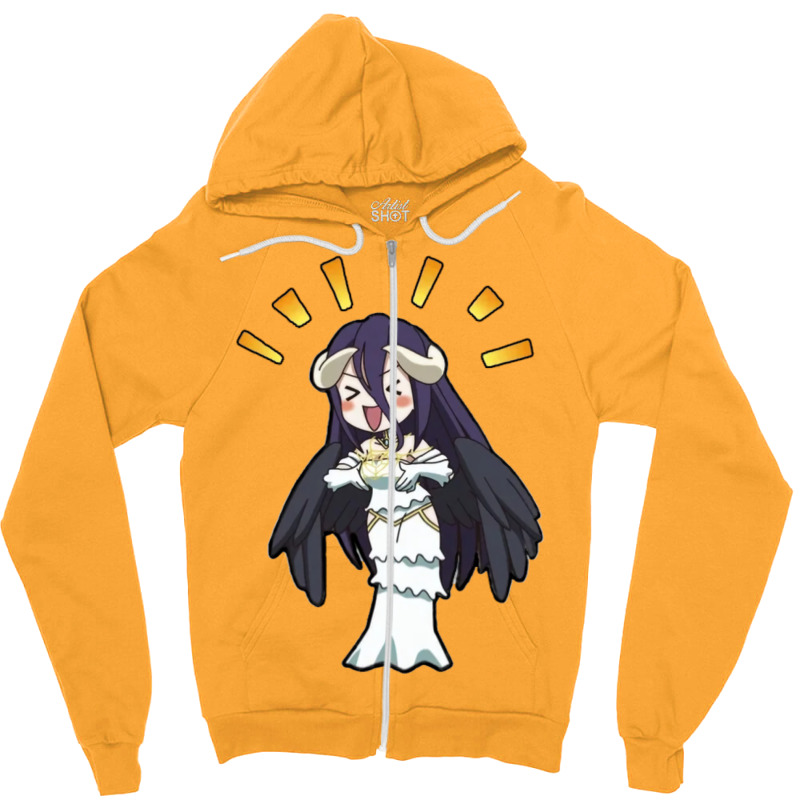 [ Sale ] Overlord   Albedo Chibi 17 Zipper Hoodie by lyxellseradjq | Artistshot