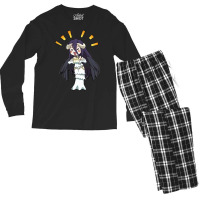 [ Sale ] Overlord   Albedo Chibi 17 Men's Long Sleeve Pajama Set | Artistshot