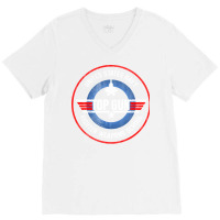 Top Gun Fighter Weapons School Travel V-neck Tee | Artistshot