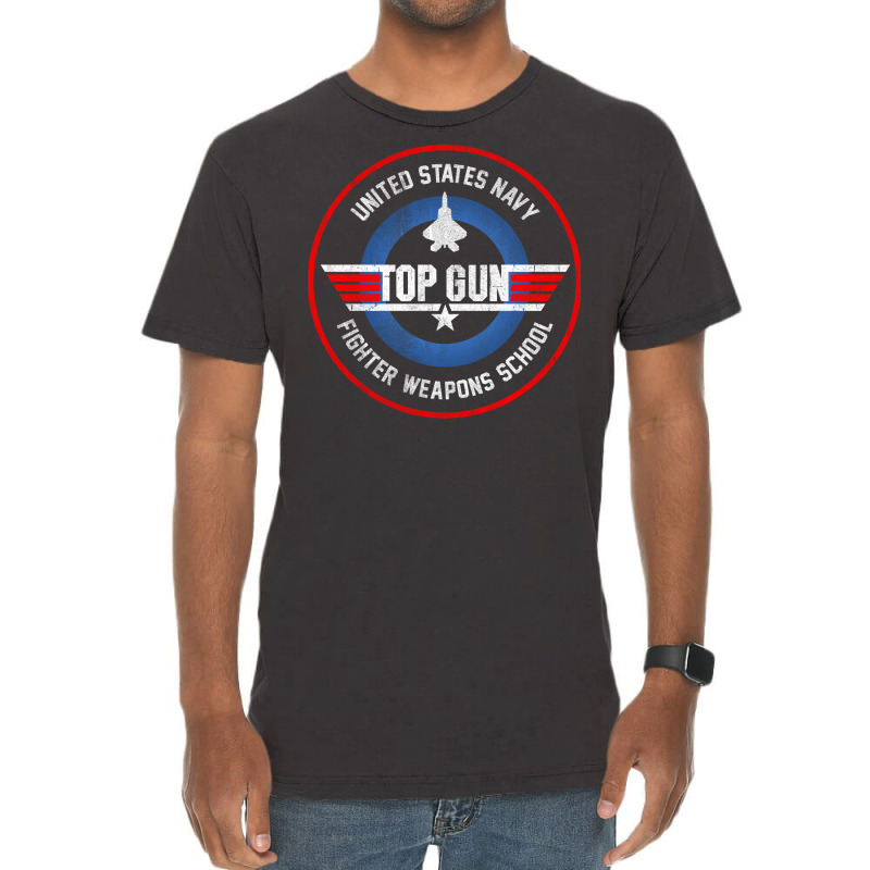 Top Gun Fighter Weapons School Travel Vintage T-Shirt by deurinnipahy | Artistshot