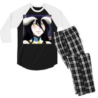 [ Sale ] Overlord   Albedo Chibi 18 Men's 3/4 Sleeve Pajama Set | Artistshot