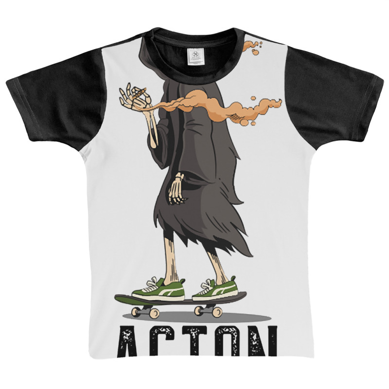 Limited Edition Acton Los Angeles California, Skeleton On A Skateboard Graphic Youth T-shirt | Artistshot