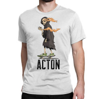 Limited Edition Acton Los Angeles California, Skeleton On A Skateboard Classic T-shirt | Artistshot