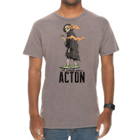 Limited Edition Acton Los Angeles California, Skeleton On A Skateboard Vintage T-shirt | Artistshot