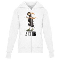 Limited Edition Acton Los Angeles California, Skeleton On A Skateboard Youth Zipper Hoodie | Artistshot