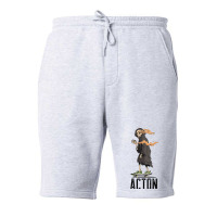 Limited Edition Acton Los Angeles California, Skeleton On A Skateboard Fleece Short | Artistshot