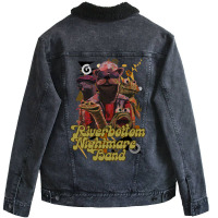 The Nightmare Is Here Classic  Girl Unisex Sherpa-lined Denim Jacket | Artistshot