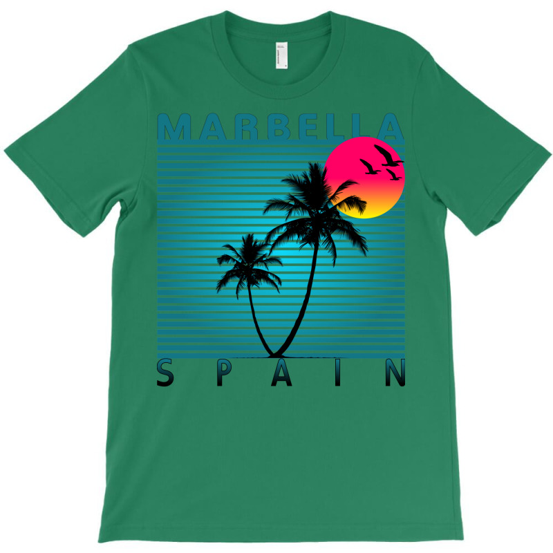 Marbella Spain Summer Beach Sun Vacations Souvenir Tshirt Baby 70s T-shirt | Artistshot