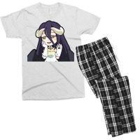 [ Sale ] Overlord   Albedo Chibi 2 Men's T-shirt Pajama Set | Artistshot