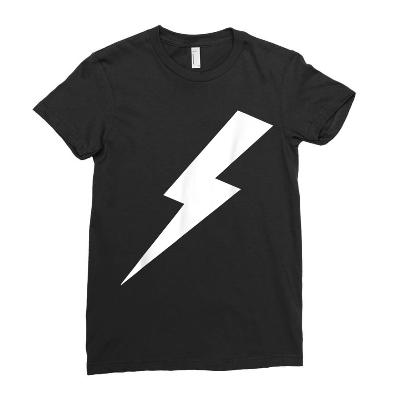 Lightning Bolt Print Ladies Fitted T-Shirt by ReginaldLewisMay | Artistshot