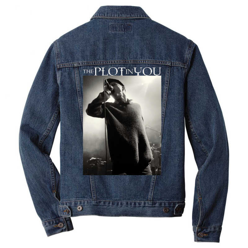 The Plot In You Landon Live   Funny Men Denim Jacket | Artistshot