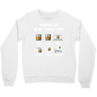 Whiskey  Things I Do In My Spare Time Drink Bourbon Whiskey Travel Crewneck Sweatshirt | Artistshot