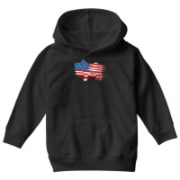 Limited Edition Patriotic Dog American Flag Akita Youth Hoodie | Artistshot