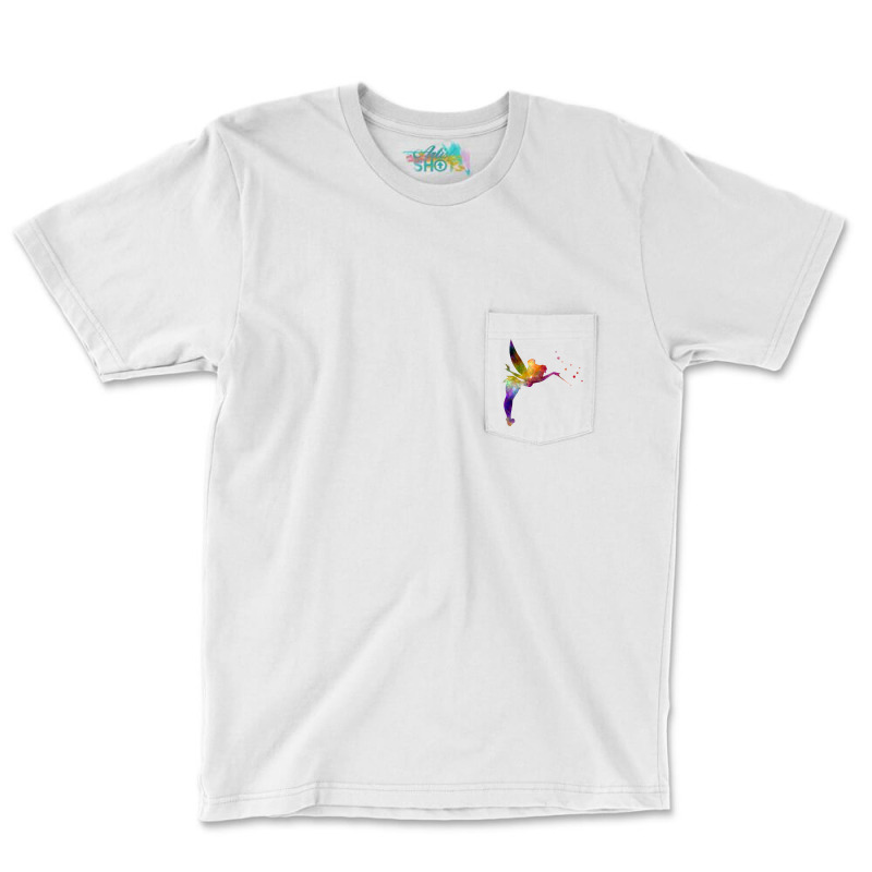 Tinkerbell In Watercolor Baby Trending Pocket T-shirt | Artistshot