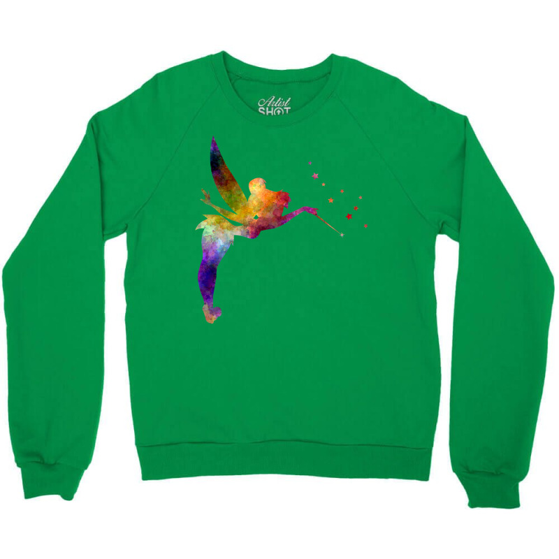 Tinkerbell In Watercolor Baby Trending Crewneck Sweatshirt | Artistshot