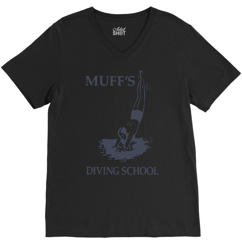 Muffs Diving School Trending V-Neck Tee by fizzoviklea | Artistshot