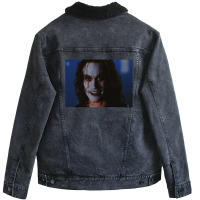 Eric Draven Smile 90s The Crow Brandon Lee Unisex Sherpa-lined Denim Jacket | Artistshot