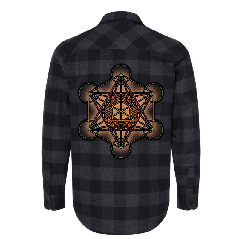 Metatrons Cube  Sacred Geometry Baby Summer Flannel Shirt | Artistshot