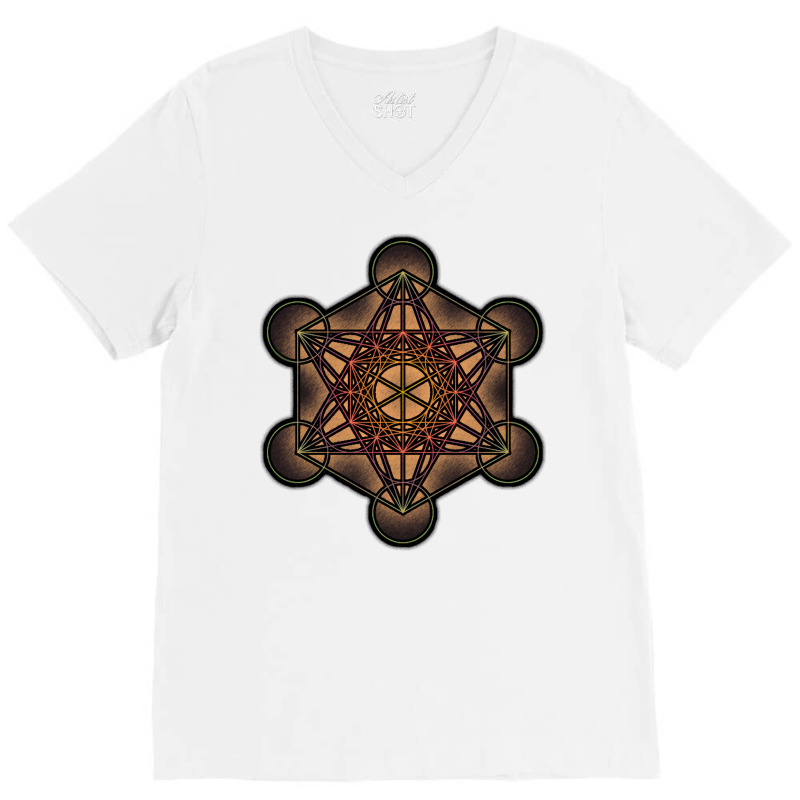 Metatrons Cube  Sacred Geometry Baby Summer V-neck Tee | Artistshot