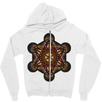 Metatrons Cube  Sacred Geometry Baby Summer Zipper Hoodie | Artistshot