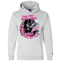 Pinky This Shit Right Here Almost Made Me Spill My Yack Red Champion Hoodie | Artistshot