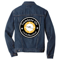 Trombone Life Classic  Funny Men Denim Jacket | Artistshot