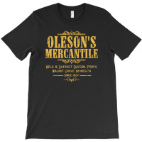 Olesons Mercantile From Little House On The Prairie T-shirt | Artistshot