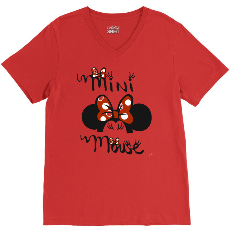 Mini Mouse  Baby Blue V-neck Tee | Artistshot