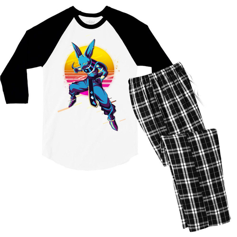 Beerus Men's 3/4 Sleeve Pajama Set by apeinz | Artistshot