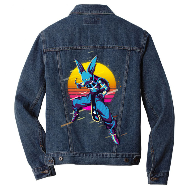 Beerus Men Denim Jacket by apeinz | Artistshot