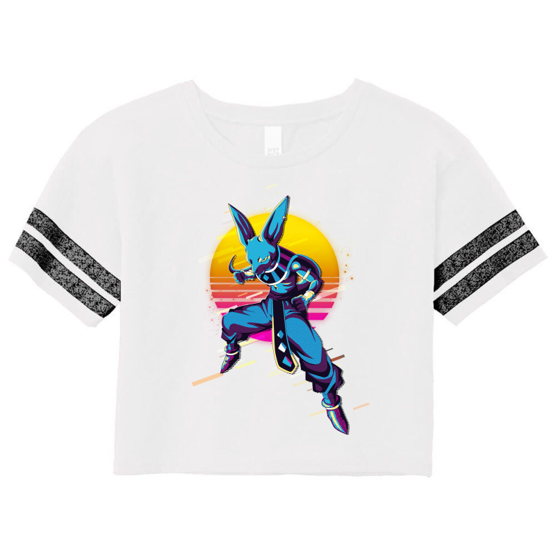 Beerus Scorecard Crop Tee by apeinz | Artistshot