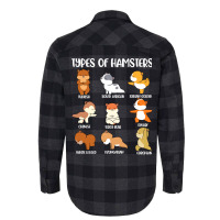 Types Of Hamsters Funny Hamster Music Girl Flannel Shirt | Artistshot